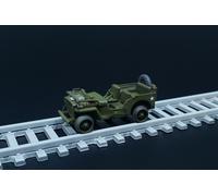 Modèles De Remorque HLR87215 - 1:87 Jeep / Jeep De Chemin De Fer - Accessoires