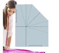 Modèles de sacs à coudre,Patrons de - Règle de acrylique pour sac multifonctionnel fait main - Modèle de coupe de pochoir réutilisable pour fabriquer des sacs, outils pratiques