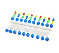 Modèles de structure génétique ADN Ensemble d'acide désoxyribonucléique atomes de chimie organique pour expérience de biologie Modèle d'apprentissage génétique