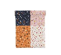 Modèles de terrazzo vectoriels sans Couture, Sac de Rangement pour Femmes, Portefeuille supérieur à Presser, Petit Porte-Monnaie, Pochette de Changement