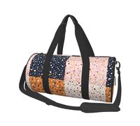 Modèles de terrazzo vectoriels sans Couture, Sac de Voyage de Grande capacité, Sac à Main Rond, Sac de Voyage de Sport, fourre-Tout, Sac de Fitness