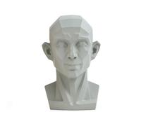 Modèles de tête pour esquisse de portrait, modèles de dessin pour étudiants | Plâtre, référence d'anatomie de tête de bloc géométrique, pratique d'esquisse de portrait, étudiants et tuteurs en art