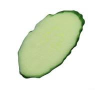Modèles de tranches de concombre réalistes en plastique pour la décoration, le style des aliments et l'affichage dans les maisons, les cuisines commerciales et les événements (tranches de concombre)