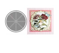 Modèles découpés circulaires, carrés, rectangulaires, ovales, cadres, modèles pour gaufrage en métal, matrices pour cartes de bricolage, albums de découpes, albums photos, décorations (D)(A)