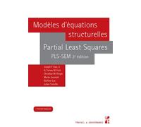 Modèles d'équations structurelles Partial Least Squares PLS-SEM 3e édition - Joseph F. Hair - Publication Universite Provence - broché - Scolaire / Universitaire