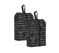 Modèles et calculs mathématiques， Lot de 2 Sacs à Chaussures de Voyage, Sacs de Rangement imperméables, Organisateur de Chaussures pour Les Voyages et la Maison
