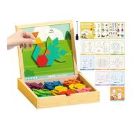 Modèles magnétiques - Jouets éducatifs Pour Modèles Géométriques - Puzzles Colorés Casse-tête Casse-tête,Pour Enfants Garçons Et Filles Voyage Éducation Parentale Salle De Jeux De Salle De Salle De