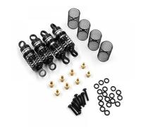 ModèLes Mise Niveau Rc Jeu D'amortisseurs Aluminium pour Kyosho pour Mini-z Mb010 1/28 Télécommande Mise À Niveau Voiture Pièces Accessoires(Black)