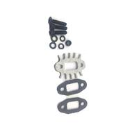 ModèLes Mise Niveau Rc pour HPI pour Rofun pour Rovan pour KM GTB MCD pour Baja 5B-5T-5SC 1/5 RC Pièces Mise À Niveau Voiture Jeu Joints Tuyau D'échappement Moteur 30.5cc(1Set)