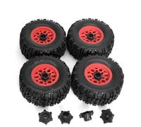ModèLes Mise Niveau Rc pour HSP pour HPI pour FS V4 pour La Course pour Tamiya pour Slash 1/10 Pièces D'amélioration Voitures RC Pneus Courts Camions 110 Mm Hexagone 12-14 Mm(Red)