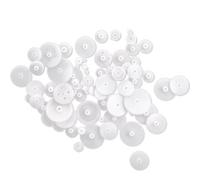 ModèLes Mise Niveau Rc pour Les Mises À Niveau Voiture RC Accessoires Ensemble D'engrenages Plastique Blanc 58 Pièces
