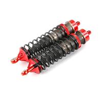 ModèLes Mise Niveau Rc pour Losi pour Rofun pour Rovan Kingmotor 5ive-t Lt X2 1/5 RC Pièces Mise À Niveau Voiture CNC Assemblage D'amortisseur Avant Ou Arrière Métal(Red,Rear)