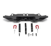 ModèLes Pare-Chocs Rc Pour Trx-4 1/10 Pare Chocs Arrière En Alliage D'aluminium Crocheter De Remorque Avec Anneaux D Anti Collision Pour Voiture RC Tout Pour Terrain Pièces Rechange