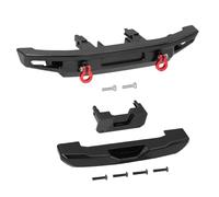 ModèLes Pare-Chocs Rc Pour Trx-4m Pour Trx4m Pour Bronco Pour Traxxas 1/18 CNC Pare Chocs Avant Arrière En Aluminium RC Chenille Voiture Apparence Mises À Niveau Pièces(Black,1 set)