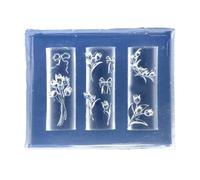 Modèles professionnels en silicone gaufré pour la fabrication de bijoux et accessoires de décoration d'ongles