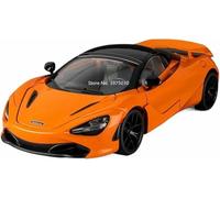Modèles réduits Voitures Alliage moulé sous Pression l'épour Chelle 1:18 pour Lamborghini LP770 pour McLaren 720S pré-assemblés Finis prêts présenter(for 720s Orange)
