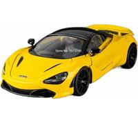 Modèles réduits Voitures Alliage moulé sous Pression l'épour Chelle 1:18 pour Lamborghini LP770 pour McLaren 720S pré-assemblés Finis prêts présenter(for 720s Yellow)