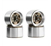 Modèles Roues RC Pour Axial Pour SCX24 Pour TRX4M 1/18 4 Pièces Alliage D'aluminium Jantes Moyeu Beadlock 1,0 Pouce Voiture Crawler RC Accessoires Réparation