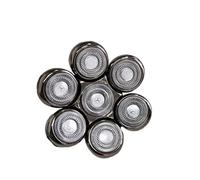 Modèles universels, Kit de têtes de rasoir de rechange lavables flottantes 7D à 7 lames for rasoirs et tondeuses électriques(1 pcs Head)