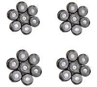 Modèles universels, Kit de têtes de rasoir de rechange lavables flottantes 7D à 7 lames for rasoirs et tondeuses électriques(4 PCS Head)