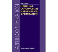 Modeling Languages In Mathematical Optimization