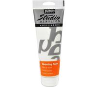 Pébéo – Modeling Paste Studio Acrylics – Pâte à reliefs et empâtements – 250 ml – Blanc