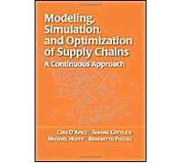 Modeling, Simulation, And Optimization Of Supply Chains