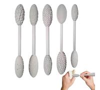 Modélisation des outils en argile, rouleau de texture d'argile | 5 pièces Kit de sculpture des épingles à rouler texturées,Fournitures d'art argile polyvalent outils de texture de poterie pour les min