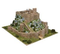MODÉLISATION DIORAMI BÂTIMENT AEDES CHÂTEAU DE LOARRE ESPAGNE SEC.XI 8600 piè...