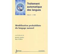 Modelisation probabiliste du langage naturel traitement aut - Jardino Michele - Hermes Science Publications - broché - Livre