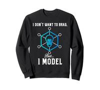 Modélisation statistique Humour Data Scientist I Model Sweatshirt