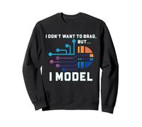 Modélisation statistique Humour Data Scientist I Model Sweatshirt