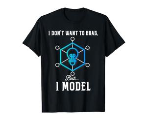 Modélisation statistique Humour Data Scientist I Model T-Shirt Graphique avec Valeur