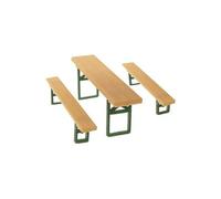 - Modélisme accessoires de décor H0 - Mobilier : Bancs et tables de brasserie