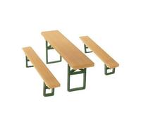 Faller – Accessoires de décor H0 – Bancs et tables de brasserie 1/87 (40 bancs, 20 tables)
