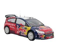 Modélisme De Véhicules à Moteur 1:24 pour Modèle De Voiture De Rallye Citroën C4 WRC 2008, Jouet en Alliage, Décoration Statique pour Exposition Ou Collection Voiture Miniature