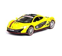 Modélisme De Véhicules à Moteur 1 32 Modèle De Voiture pour McLaren 600lt P1 650s Retirer Son Et Lumière Voiture De Simulation Moulée sous Pression Voiture Miniature(Yellow-b)