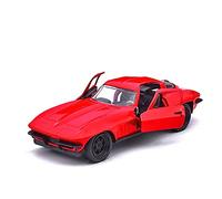 Modélisme De Véhicules à Moteur 1 32 pour Chevrolet Corvette C2 1966 Classique Voiture Rouge Modèle Simulation Alliage Moulé sous Pression Voiture Voiture Miniature
