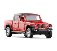 Modélisme De Véhicules à Moteur 1 36 Imitation Alliage Voiture Modèle pour Jeep Wrangler Wrangler Rubicon Métal Voiture Jouet Voiture Moulée sous Pression Voiture Miniature(Rouge)