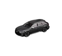 Modélisme De Véhicules à Moteur 1/64 pour RS6 Avant Travel Jouet Voiture Simulation Alliage Modèle Statique Échelle Moulé sous Pression Véhicule Voiture Miniature(Black)