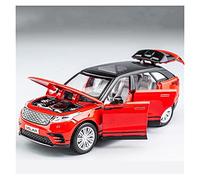 Modélisme De Véhicules à Moteur Alliage Modèle De Voiture Collection Jouet 1 32 Simulation Original pour Land Range Rover Velar Son Et Lumière Voiture Miniature(Rouge)