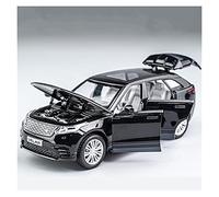 Modélisme De Véhicules à Moteur Alliage Modèle De Voiture Collection Jouet 1 32 Simulation Original pour Land Range Rover Velar Son Et Lumière Voiture Miniature(Noir)