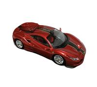 Modélisme De Véhicules à Moteur Modèle De Supercar Ferrari Leapfrog F8 Tributo Red Dragon Edition Affichage De Modèles Voiture en Édition Limitée 1/64 Voiture Miniature