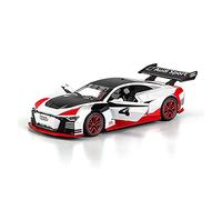 Modélisme De Véhicules à Moteur Moulé sous Pression 1 32 pour Audie-TRON Vision GT Voitures Modèles Son Et Lumière Alliage Modèle Affichage Collection Adulte Voiture Miniature(White)
