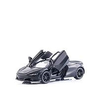 Modélisme De Véhicules à Moteur Moulé sous Pression 1 32 pour Mclaren 720S Son Et Lumière Retirer Modèle De Voitures Alliage Modèle Adulte Collection Voiture Miniature(Noir)