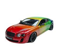 Modélisme De Véhicules à Moteur pour Bentley Continental GT Arc-en-Ciel édition limitée Simulation Alliage Pleine Porte échelle modèle de Voiture 1 18 Voiture Miniature