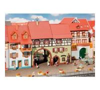 Modélisme - FALLER - Maison de ville Niederes Tor - Adapté à une circulation car system - Epoque 1946-1977