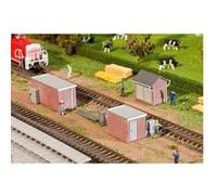 Modélisme ferroviaire HO : 3 stations de transformateur Brique Faller G