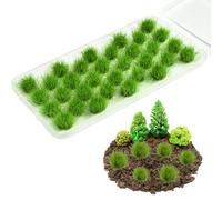 Modélisme Herbe Touffes, Statiques Herbe Toufts, Touffe d'herbe Statique, Statique ModèLe Herbe, Woodland Tuft, Paysage Herbe Modelisme, Plantes Miniatures pour Maison de Poupée (Couleur Printemps)