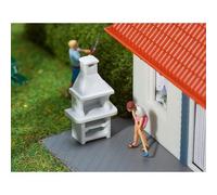 Modélisme Ho : Accessoires De Décor : 2 Barbecues De Jardin-Faller